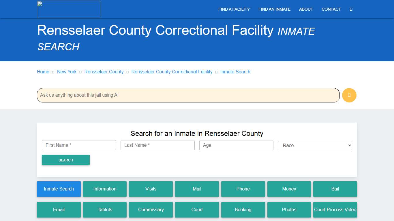 Rensselaer County Inmate Search & Roster Find Inmates NY